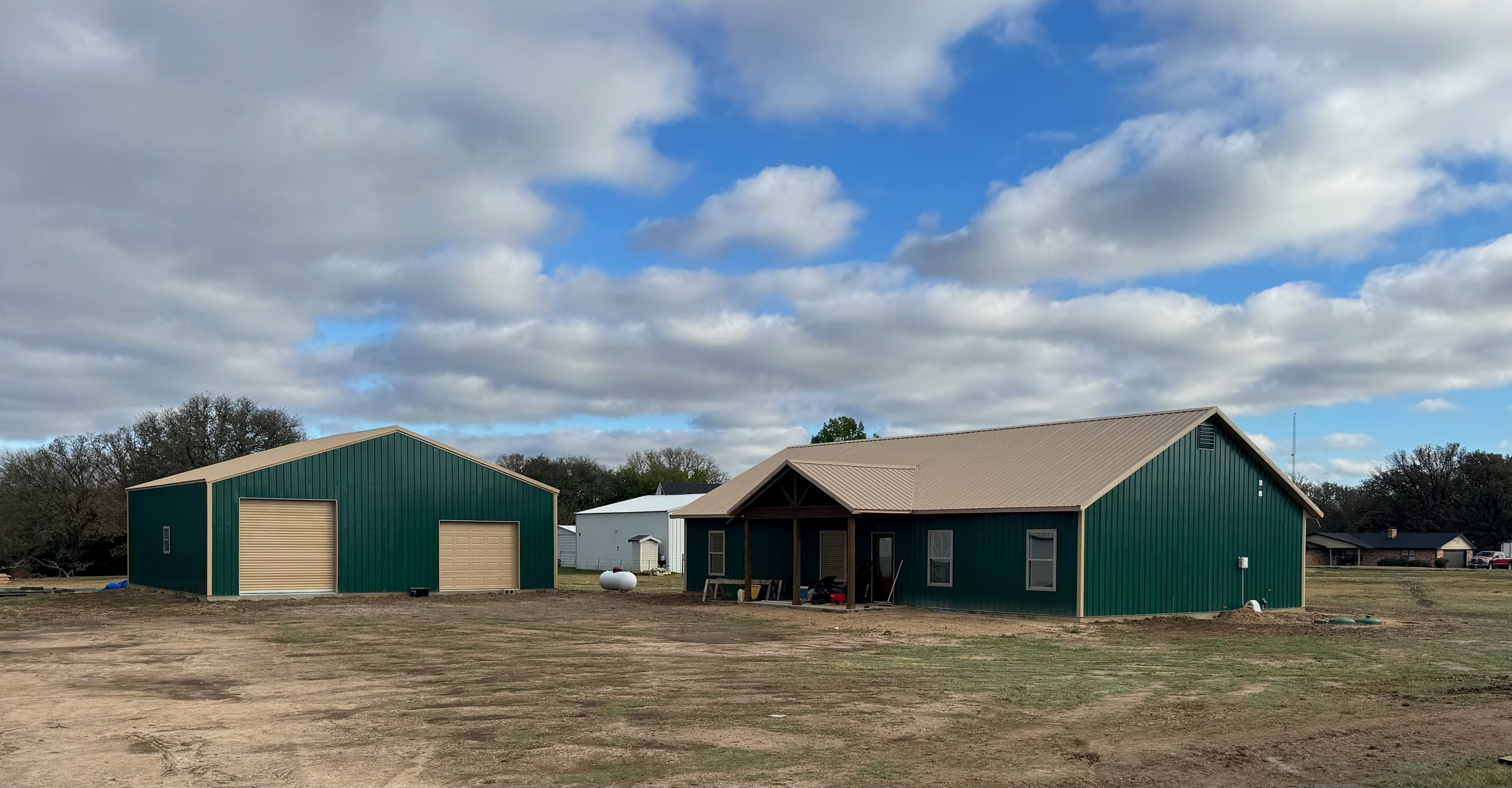 Hutson Custom Home — Custom Home project by Bradshaw Builders in Whitewright, TX